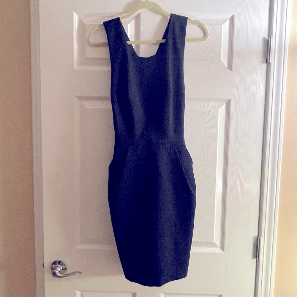 Club Monaco Criss Cross Back Dress Sz 10